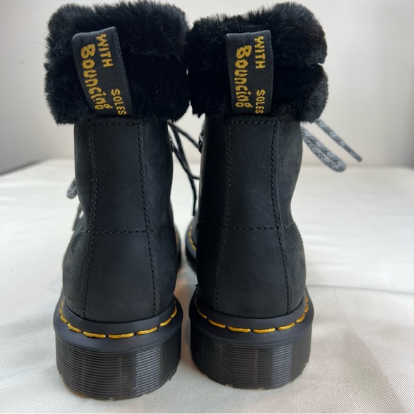 Dr. Martens 1460 Serena Collar Faux Fur Lined Lace Up Boot 37 EU / 6 US - Picture 6 of 15